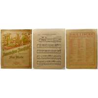 NOTY VERLAG APOLLO Berlin Max Rhode Op.8 DORNROSCHENS BRAUTFAHRT 1916   (4 strany)