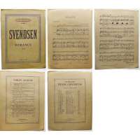 NOTY VERLAG Augeners England Joh. S.Svendsen Op.26 ROMANCE 1932 (8 stran)