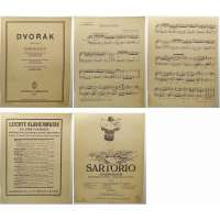 NOTY VERLAG N.Simrock Leipzig ANTON DVORAK Op. 101 HUMORESQUE 1928 (4 strany)
