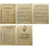 NOTY VERLAG N.Simrock Leipzig ANTON DVORAK Op. 101 HUMORESQUE 1928 (4 strany)