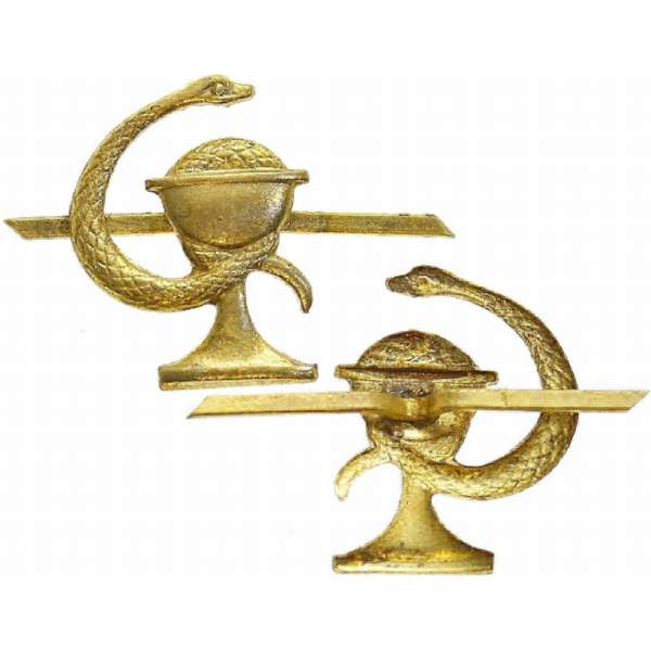 ODZNAK AČR ROZLIŠOVACÍ ZDRAVOTNÍK LEVÝ 15x20mm ZLATÝ