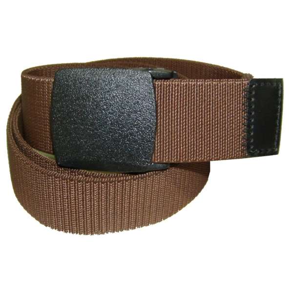 OPASEK Tactical Elastic 3,7cm S PLAST SPONOU HNĚDÝ