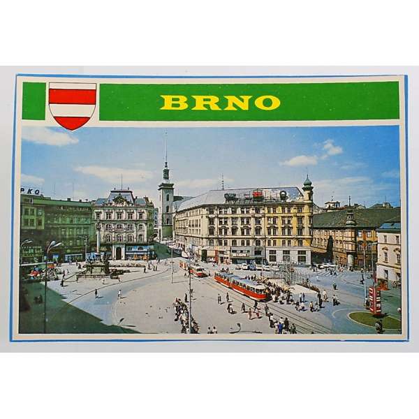 POHLED BRNO NÁMĚSTÍ SVOBODY Š BAR ČISTÝ