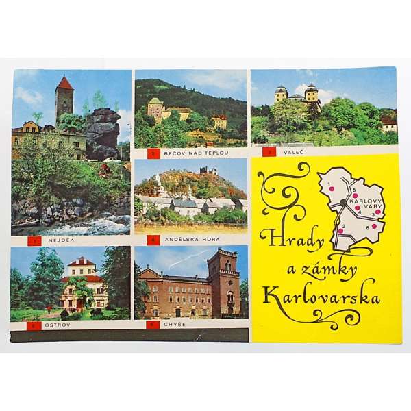 POHLED KARLOVY VARY HRADY A ZÁMKY Š BAR ČISTÝ