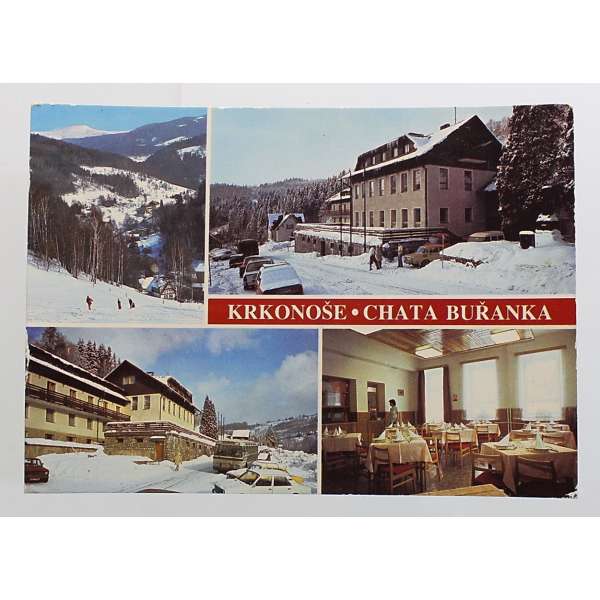 POHLED KRKONOŠE CHATA BUŘANKA Š BAR ČISTÝ