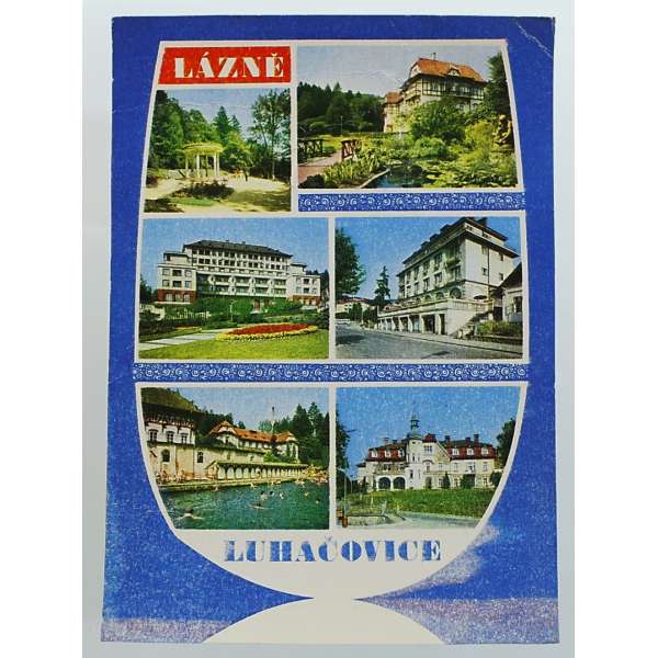 POHLED LUHAČOVICE LÁZNĚ V BAR ČISTÝ
