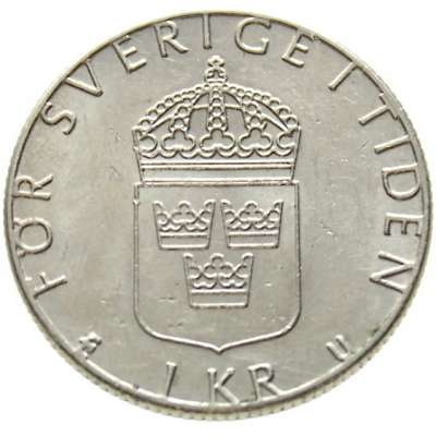 ŠVÉDSKO 1 KR 1984 Karel XVI. Gustav