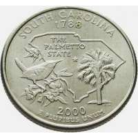 USA 1/4 DOLAR 2000 SOUTH CAROLINA 1788 D Mint Denver WASHINGTON