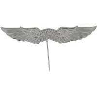 ODZNAK AČR ČEPICOVÝ LETECTVO 70x14mm ZAPICHOVACÍ STŘÍBRNÝ