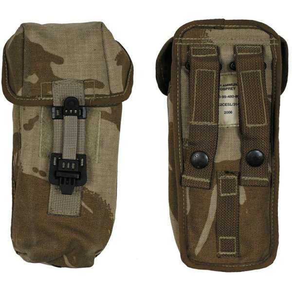 POUZDRO BRIT NA PATRONY Osprey 8x20x5cm DPM DESERT