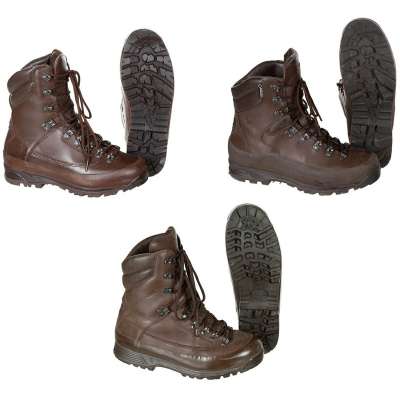 BOTY BRIT COMBAT STŘEDNÍ KOŽENÉ GORE-TEX orig HNĚDÉ