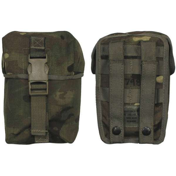 POUZDRO BRIT NA PATRONY LMG 100,Osprey MK IV, 10x18x9cm orig MTP
