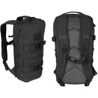 RUKSAK Daypack 15 LTR 23x43x8cm NASTAVITELNÝ, BŘIŠNÍ PÁS ČERNÝ