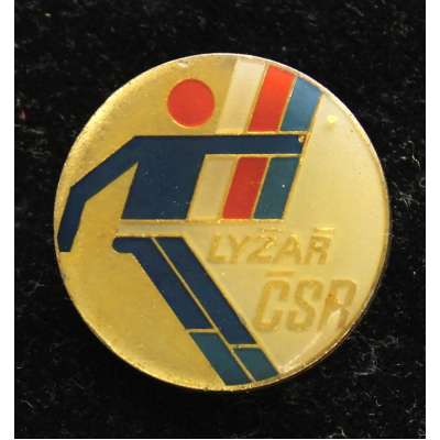 ODZNAK LYŽAŘ ČSR 30mm