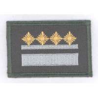 NÁŠIVKA NVA hodnost 90x60mm HAUPTMANN-KAPITANLEUTNANT