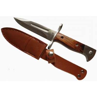 NŮŽ BAJONET AK-47 S POUZDREM MALÝ 26cm, ČEPEL 15cm LOVECKÝ