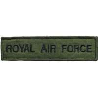 NÁŠIVKA BRIT 4R 145x35mm ROYAL AIR FORCE OLIV