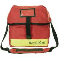 TAŠKA BRIT Royal Mail S POPRUHEM  36x34x15cm orig ČERVENÁ