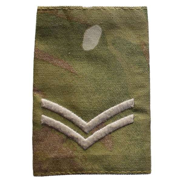 NÁŠIVKA BRIT HODNOST 60x85mm CORPORAL MTP