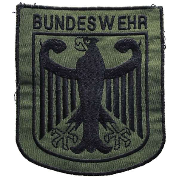 NÁŠIVKA BW ŠTÍT 85x100mm BUNDESWEHR OLIV-ČERNÁ