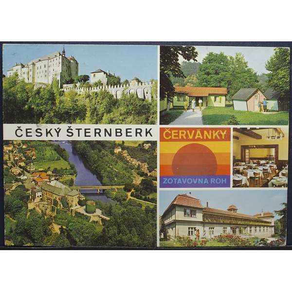 Pohled ČESKÝ ŠTERNBERK ZOTAVOVNA ROH ČERVÁNKY Š BAR PROŠLÝ