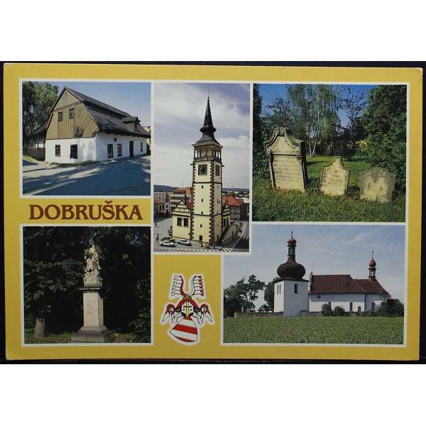 Pohled DOBRUŠKA F.L.VĚK,ŽÍDOVSKÝ HŘBITOV Š BAR ČISTÝ