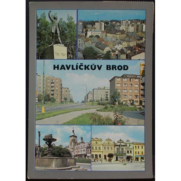 Pohled HAVLÍČKŮV BROD CELKOVÝ POHLED V BAR PROŠLÝ