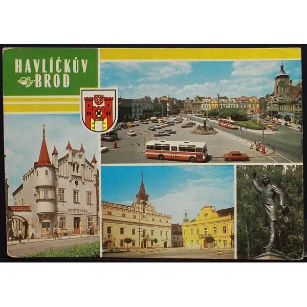 Pohled HAVLÍČKŮV BROD NÁMĚSTÍ ČS.ARMÁDY 01 Š BAR PROŠLÝ