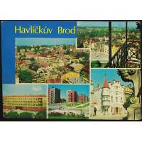 Pohled HAVLÍČKŮV BROD POHLED NA MĚSTO Š BAR ČISTÝ