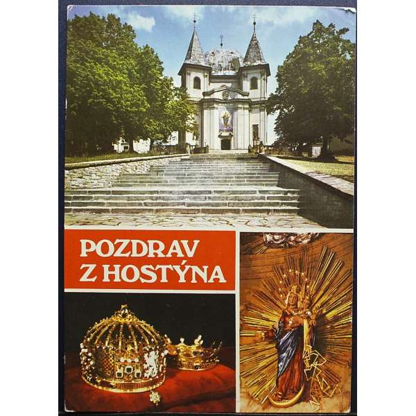 Pohled HOSTÝN NA MORAVĚ POUTNÍ CHRÁM V BAR PROŠLÝ
