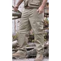 KALHOTY ZIP-OFF US BDU KHAKI