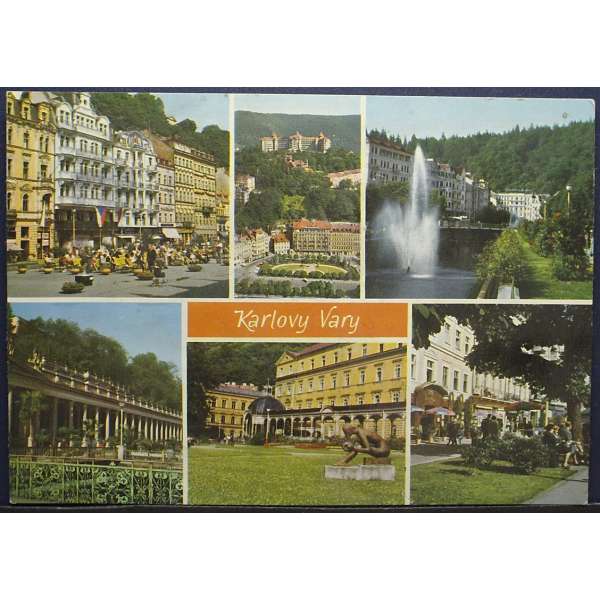 Pohled KARLOVY VARY CELKOVÝ POHLED Š BAR PROŠLÝ
