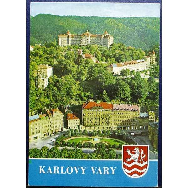 Pohled KARLOVY VARY CELKOVÝ POHLED V BAR PROŠLÝ