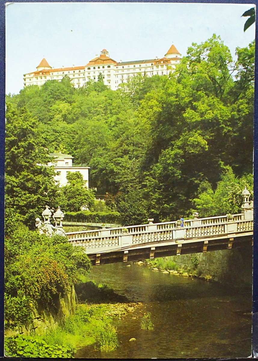 Pohled KARLOVY VARY SANATORIUM IMPERIA V BAR PROŠLÝ