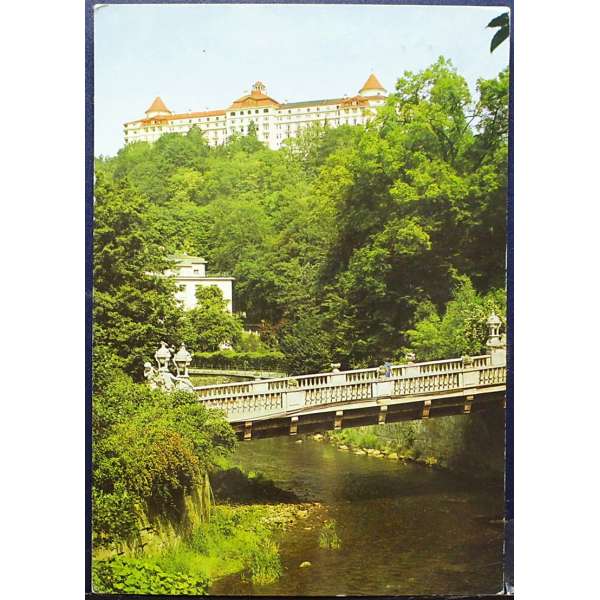 Pohled KARLOVY VARY SANATORIUM IMPERIA V BAR PROŠLÝ