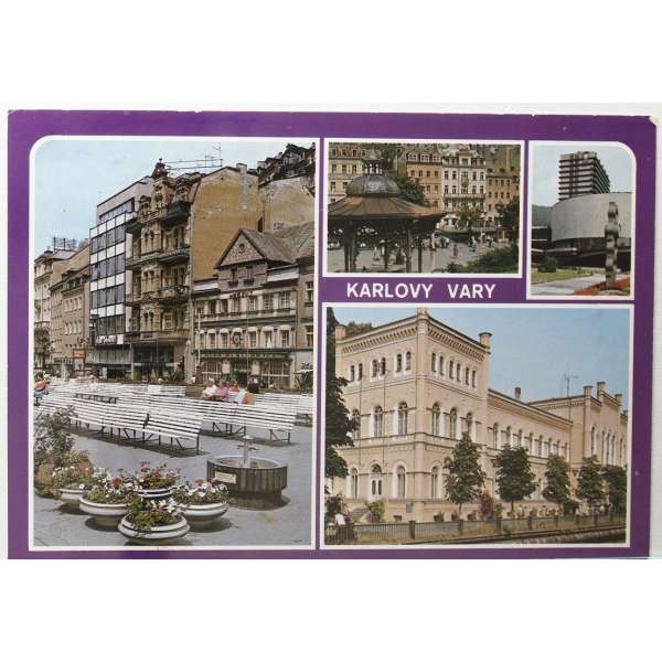 Pohled KARLOVY VARY Š BAR PROŠLÝ