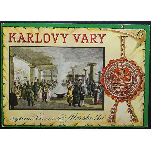 Pohled KARLOVY VARY VŘÍDLO VINCENC MORSTADT 1836 Š BAR PROŠLÝ