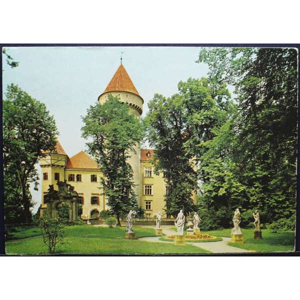 Pohled KONOPIŠTĚ ZÁMEK VĚŽ Š BAR PROŠLÝ