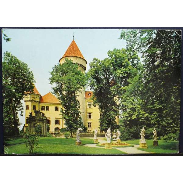 Pohled KONOPIŠTĚ ZÁMEK VĚŽ Š BAR PROŠLÝ