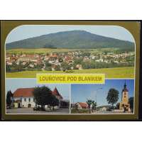 Pohled LOUŇOVICE POD BLANÍKEM BLANÍK Š BAR PROŠLÝ