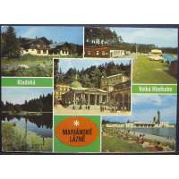 Pohled MARIÁNSKÉ LÁZNĚ KLADSKÁ,VELKÁ HLEĎSEBE Š BAR PROŠLÝ