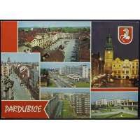 Pohled PARDUBICE PERŠTĚJNSKÉ NÁMĚSTÍ Š BAR PROŠLÝ