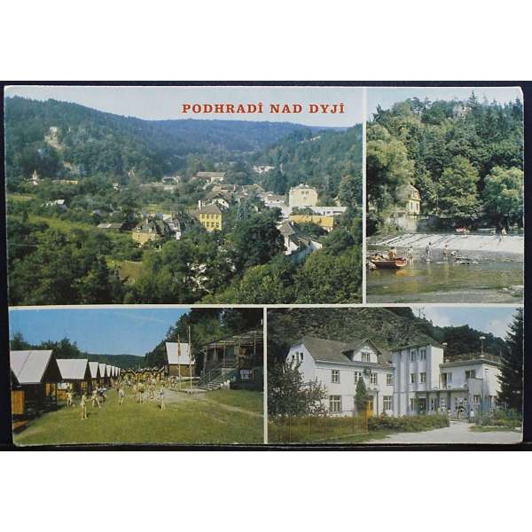 Pohled PODHRADÍ NAD DYJÍ CELKOVÝ POHLED Š BAR ČISTÝ