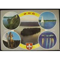 Pohled SEČ JEZERO NA CHRUDIMCE HRAD OHEB Š BAR PROŠLÝ
