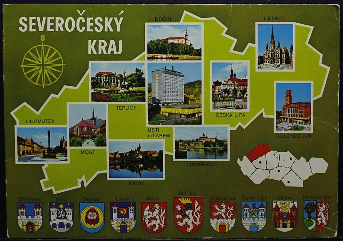 Pohled SEVEROČESKÝ KRAJ Š BAR ČISTÝ