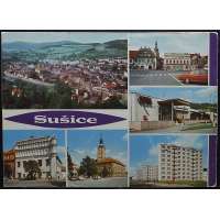 Pohled SUŠICE KLATOVY OBOUSTRANNÝ POTISK Š BAR ČISTÝ