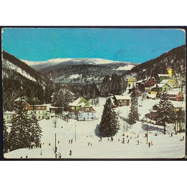 Pohled ŠPINDLERŮV MLÝN REKREAČNÍ STŘEDISKO Š 02 BAR PROŠLÝ