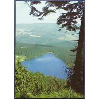 Pohled ŠUMAVA ČERNÉ JEZERO V BAR PROŠLÝ