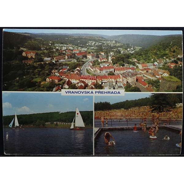 Pohled VRANOV NAD DYJÍ PŘEHRADA 01 Š BAR ČISTÝ