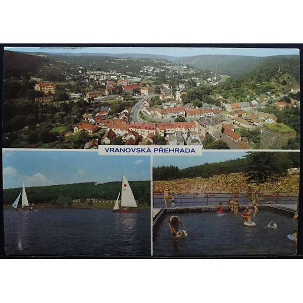 Pohled VRANOV NAD DYJÍ PŘEHRADA 01 Š BAR ČISTÝ